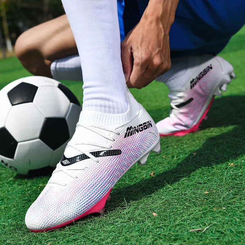 Turf voetbalschoenen Professionele voetbalschoenen voor heren Ademende mesh Jeugdvoetbalschoenen Antislip herensneakers Society Chuteira