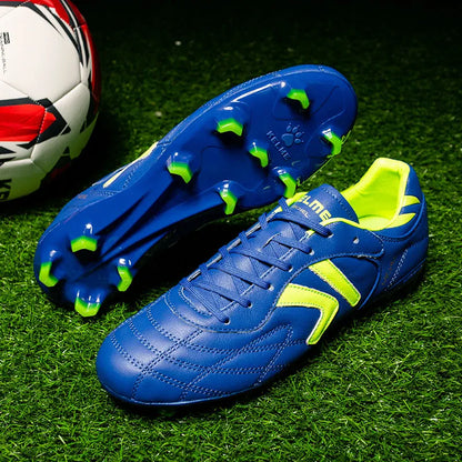 Chaussures de football KELME TF - Crampons en cuir de veau - Chaussures de futsal professionnelles - Baskets d'entraînement de football originales ZX80011017