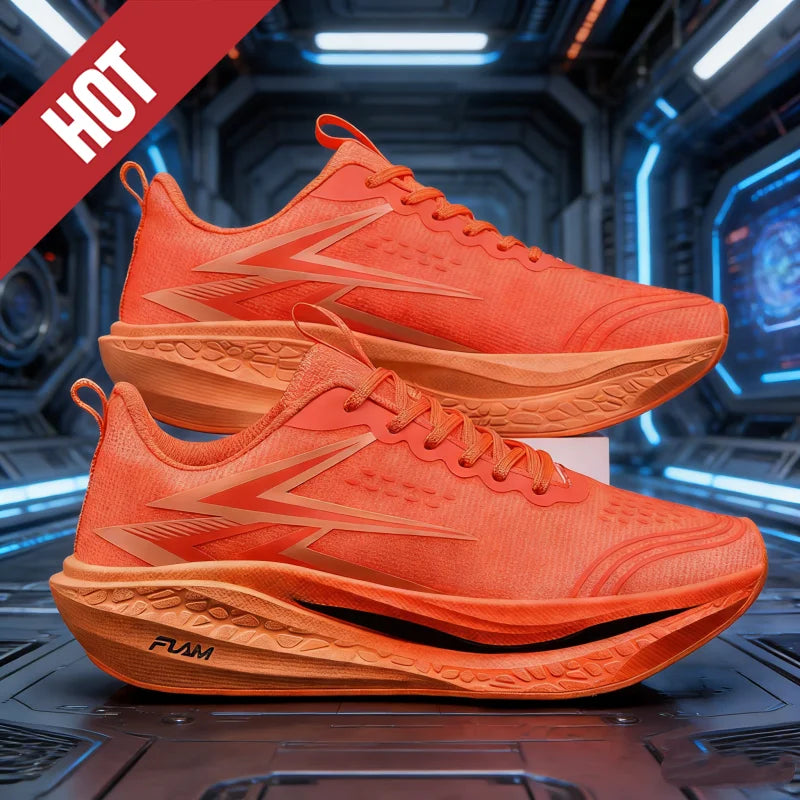 Running Shoes Carbon Board Speciality Marathon Men Sports Breathable Lightweight Women's Comfortable Athletic Nonskid Sneakers