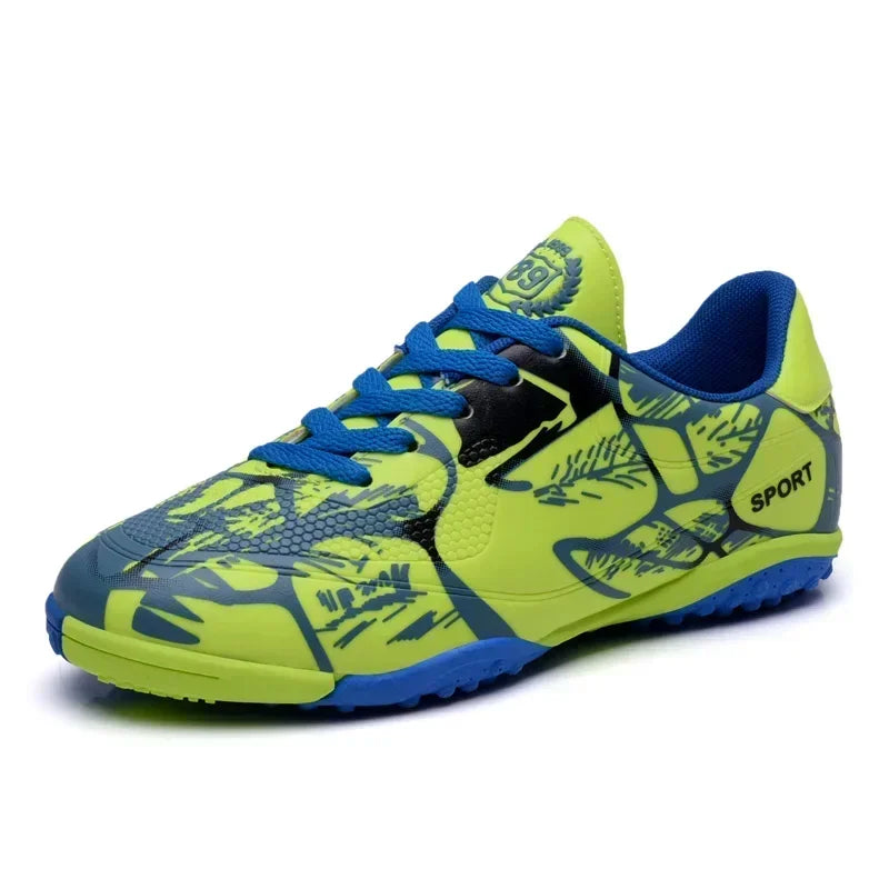 Chaussures de football professionnelles pour hommes et enfants, crampons pour garçons, chaussures de football antidérapantes pour gazon, chaussures d'entraînement ultralégères pour adultes, livraison directe