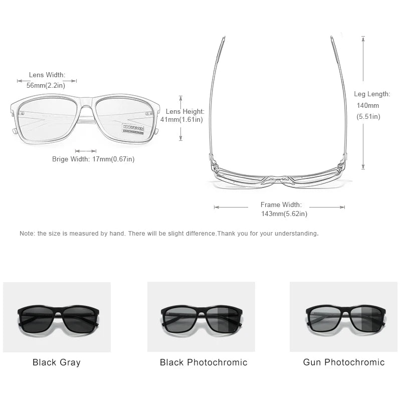 KINGSEVEN Sluneční brýle s hliníkovým rámem Pánské polarizované fotochromatické sluneční brýle Dámské brýle Doplňky Sluneční brýle na řízení