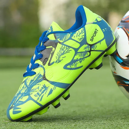 New Men Kids Soccer Shoes Non-Slip Grass Football Boots Boys Cleats Adult Professional Ultralight Training Shoes Drop Shipping