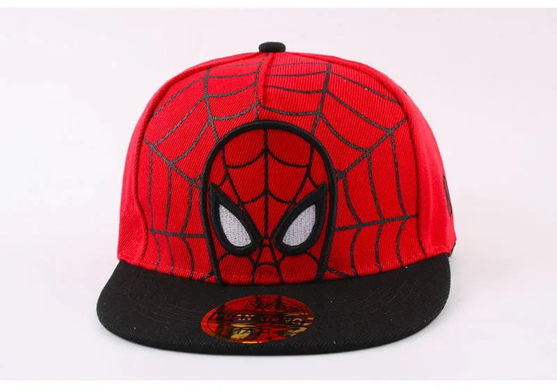 HotAnime Cartoon Spiderman Hats for Kids Toddler Baseball Cap Spring Snapback Hip Hop Adjustable Caps