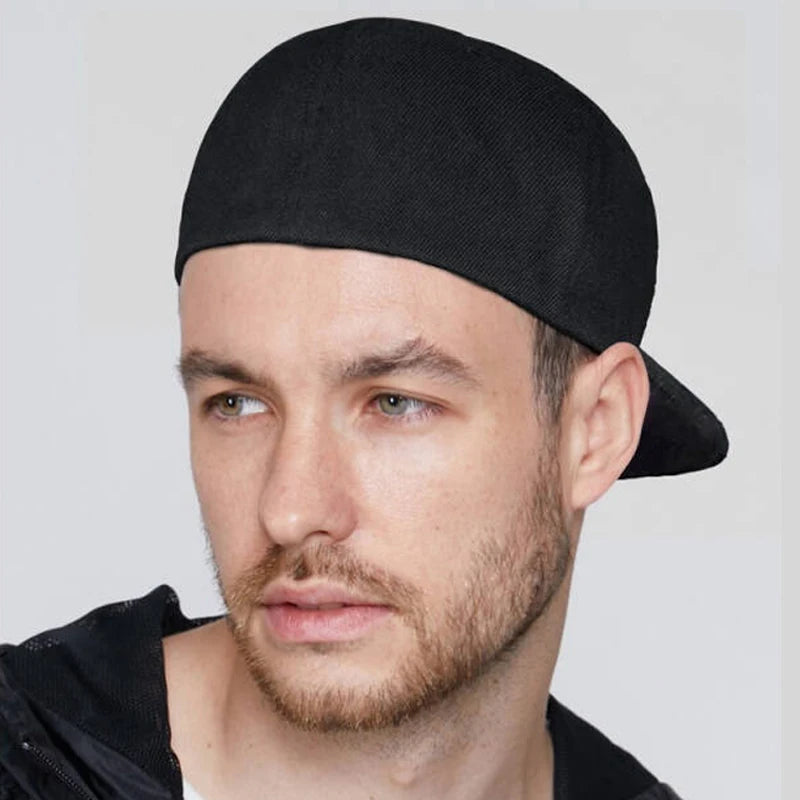 Helt täckande, åtsittande keps, New York-storlek, Plus Large, Trucker, herr, skärm, hiphop, enfärgad, baseball, snapback, blank, platt skärm, brim, Era