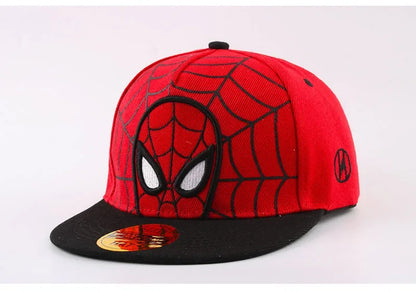 HotAnime Cartoon Spiderman Hats for Kids Toddler Baseball Cap Spring Snapback Hip Hop Adjustable Caps