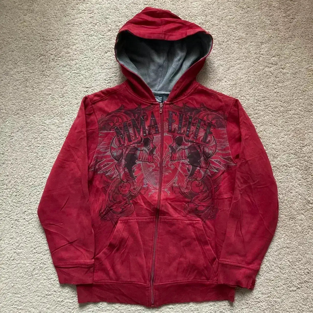 2026 New American Fashion Trend Goth Printed Zipper Hoodie Women Street Hip Hop Punk Rock Sweatshirt Unisex Casual Loose Hoodie, produit gaming premium Fraquane, produits de luxe, nouvelle génération