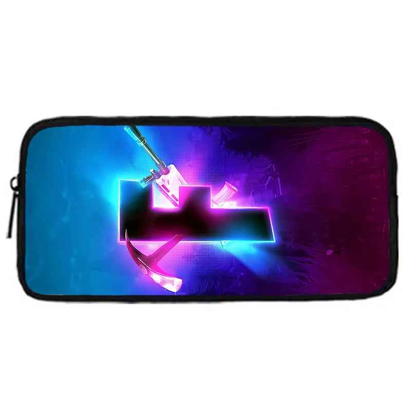 Child School Backpack with Lunch Bags, Pencil Bags, Hot Game Design-F-FortniteS School Bags for Boys Girls Best Gift