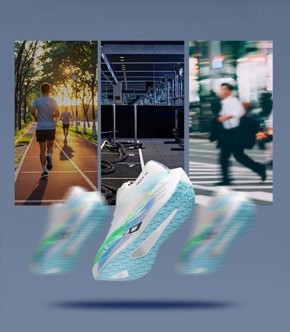 Heren Sport Carbon Board Specialiteit Ademend Lichtgewicht Dames Comfortabele Sportieve Antislip Sneakers Marathon Hardloopschoen