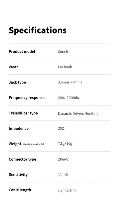 TRN Conch Lucky Bag Monitor In-Ear – Auricolari HiFi cablati dinamici DLC Diamond con filtri a ugello di accordatura per Xiaomi