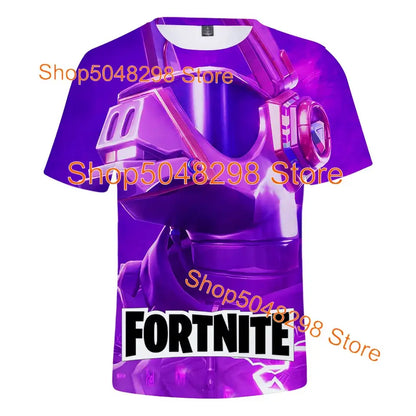 Bushranger Fortnite T Shirt for Kids 3D Print Banana Peely T-shirt Men Women's Tee Battle Royale Game Summer Tops Birthday Gifts