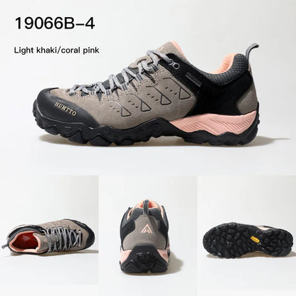 HUMTTO Trekking Shoes for Women Winter Hiking Shoes Women's Waterproof New Luxury Designer Climbing Leather Casual Woman Sneakers