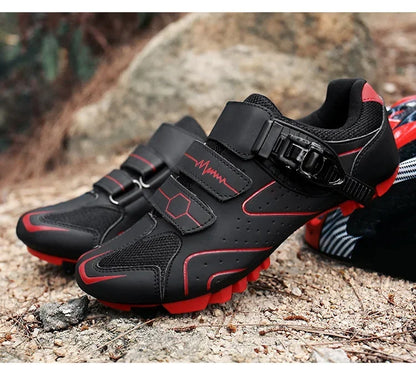 Unisex fietsschoenen met harde zool – 4-seizoenen racefietsschoenen met klikpedalen voor MTB en buitensporten