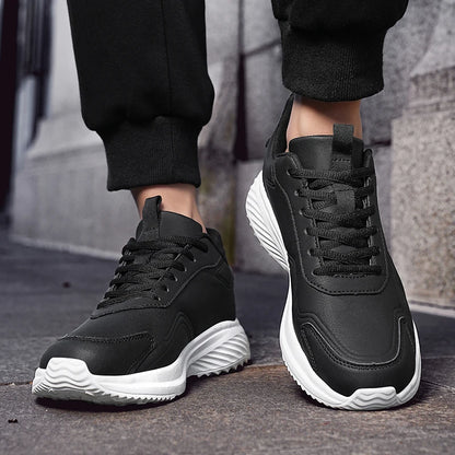 Autumn and Winter Men's Waterproof Sneakers, Soft and Cushion Sport Shoes for Walking, Plus Size 39-48 Casual Shoes for Men