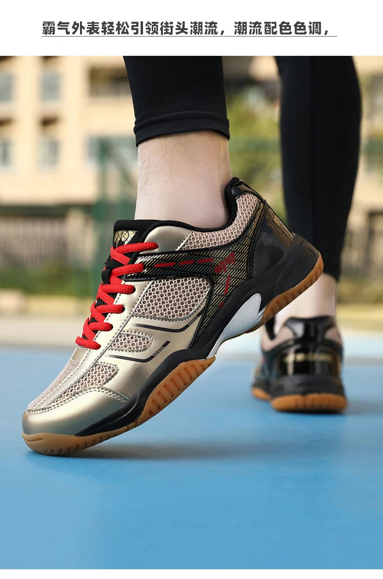 Nové profesionální badmintonové tenisky 2025, pánská tenisová obuv, prodyšná protiskluzová volejbalová sportovní obuv pro muže i ženy