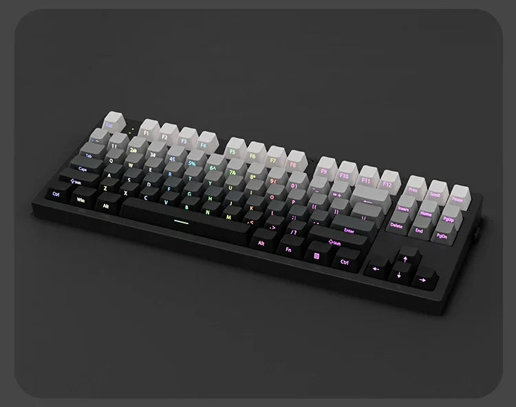 2025 Original Daylight PBT Translucent Keycaps Set – 136 OEM Side-Engraved Keycaps for 60/84/98/108 Mechanical Keyboards, MX Switch Compatible