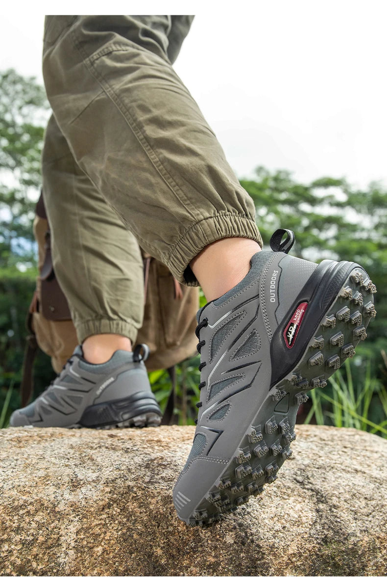 Men's Waterproof Hiking Shoes Non-Slip Hunting Boots Outdoor Tactical Training Sports Shoes Men Walking Hiking Travel Shoes
