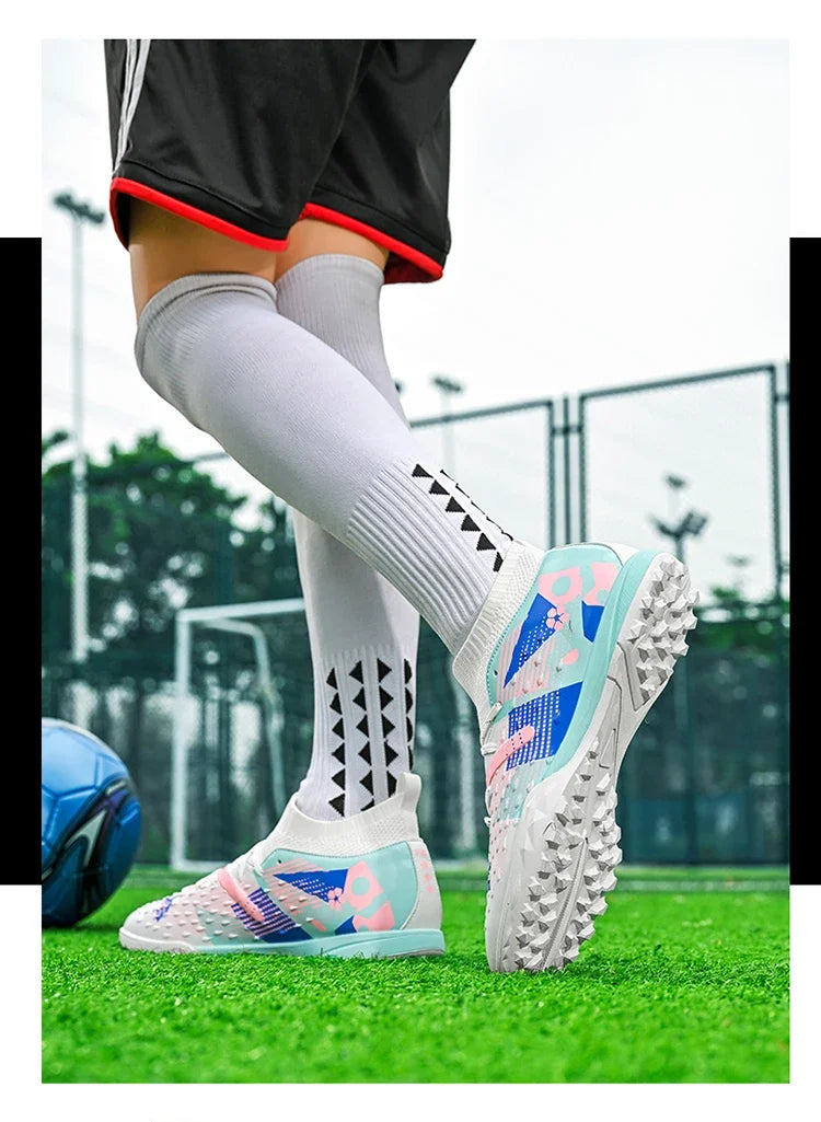 Nouvelles chaussures de football professionnelles pour hommes, crampons de football de société, chaussures de football d'intérieur, bottes d'entraînement originales, chuteira de terrain rapide