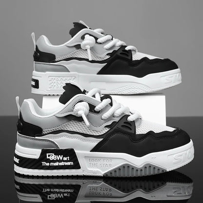 Breathable men's shoes, casual skate shoes, sports shoes, daily fitness training, outdoor hiking, street walking. Unisex, suitab