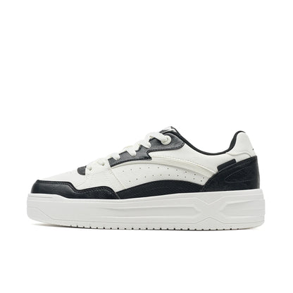 Xtep Skateboardsko 2025 Sommer lette sportssko med tyk sål, lave moderigtige sneakers i streetstyle 875319310016