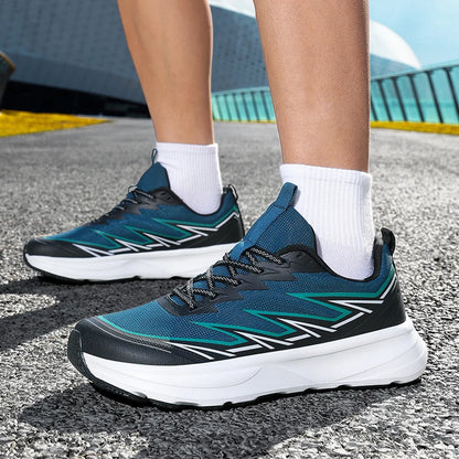 Chaussures de sport pour homme, forme large, confortables, en mesh respirant, pour le fitness en plein air et les trajets quotidiens, polyvalentes