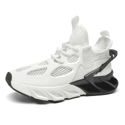 Chaussures de sport pour homme - Nouvelles chaussures de course d'extérieur en mesh respirant, haute élasticité - Chaussures de tennis de sport tendance et confortables pour l'été