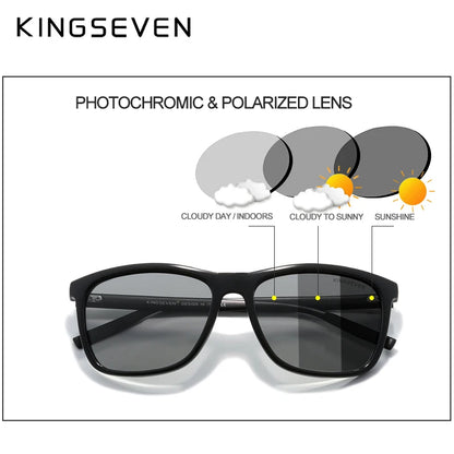 KINGSEVEN Sluneční brýle s hliníkovým rámem Pánské polarizované fotochromatické sluneční brýle Dámské brýle Doplňky Sluneční brýle na řízení