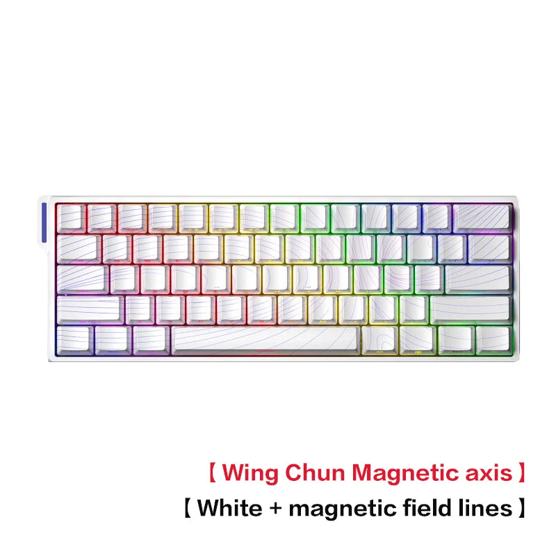 AULA WIN60 HE kabelgebundene Magnetachsen-Tastatur RT Custom mechanische Tastatur für E-Sports-Games mit 8K Polling-Rate