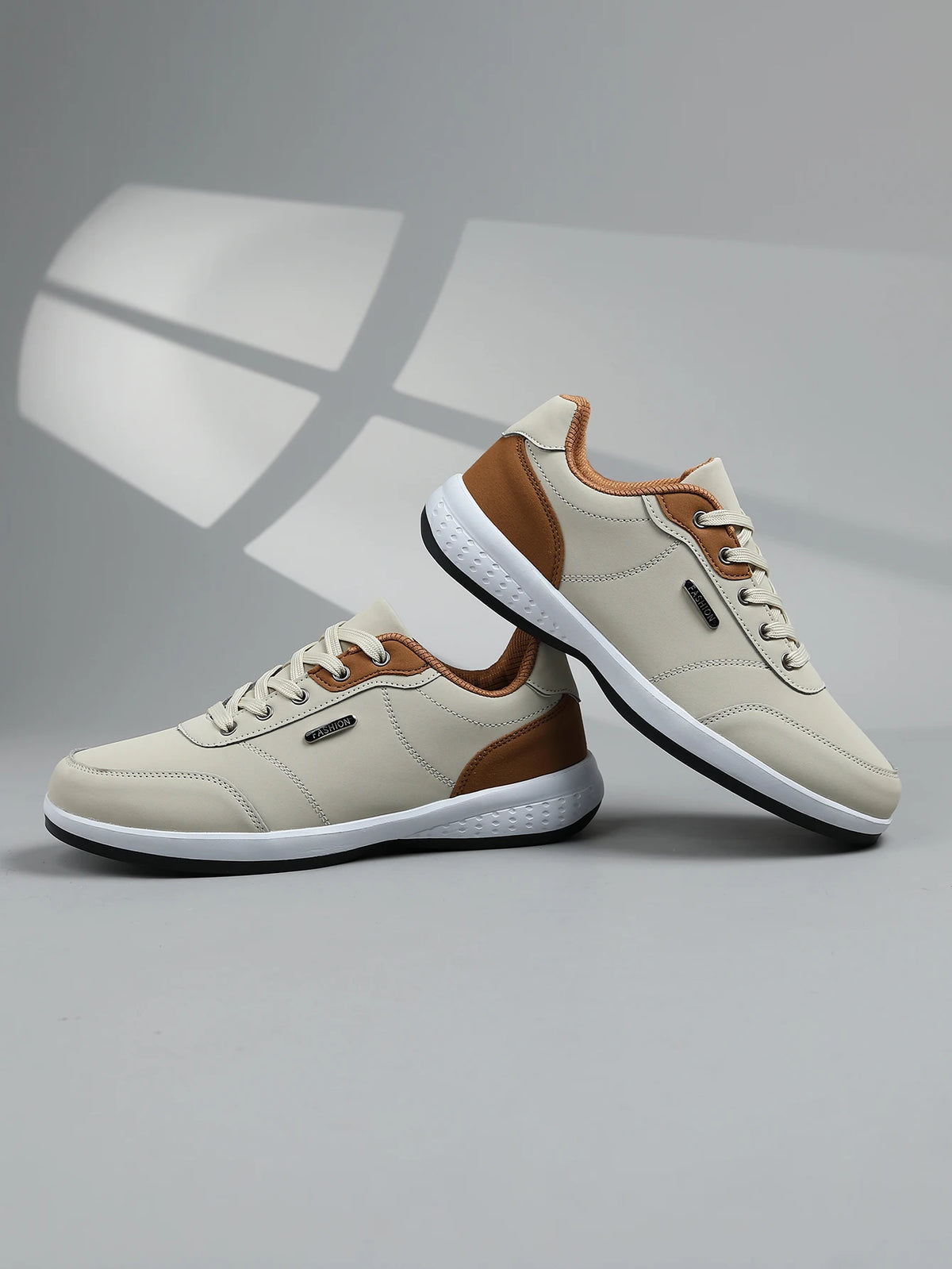 Chaussures de marche imperméables pour homme « Four Seasons » - Chaussures de sport décontractées en cuir pour homme - Chaussures de camping antidérapantes - Chaussures de tennis pour homme