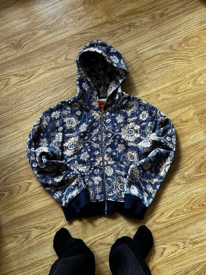 2026 New American Fashion Trend Goth Printed Zipper Hoodie Women Street Hip Hop Punk Rock Sweatshirt Unisex Casual Loose Hoodie, produit gaming premium Fraquane