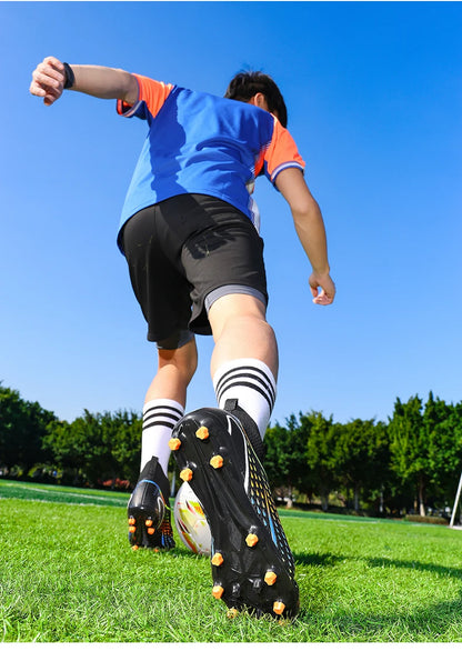 Chaussures de football pour homme - Chaussures de futsal de haute qualité - Crampons unisexes - Chaussures ultralégères pour femme - Chaussures de sport professionnelles TF/FG
