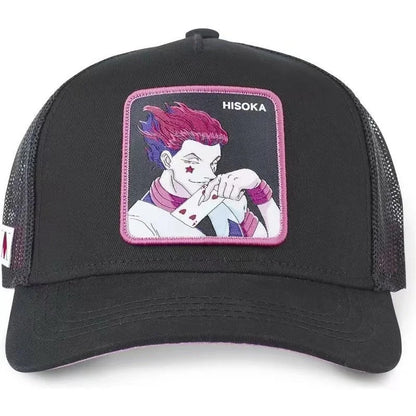 Hunter X Hunter-kasket, sommer-snapback-baseballkasket til mænd, broderet, hiphop-stil, solskærm, justerbar trucker-meshkasket