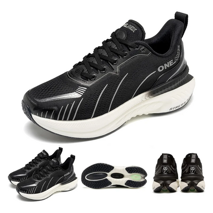 ONEMIX New Cushioning Running Shoes For Men Suitable Heavy Runners Lace Up Sports Women Non-slip Outdoor Athletic Male Sneakers