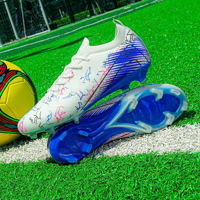 Chaussures de football pour homme, chaussures de foot antidérapantes, baskets d'entraînement FG, crampons de qualité supérieure, vente en gros, drop shipping, unisexe, adulte