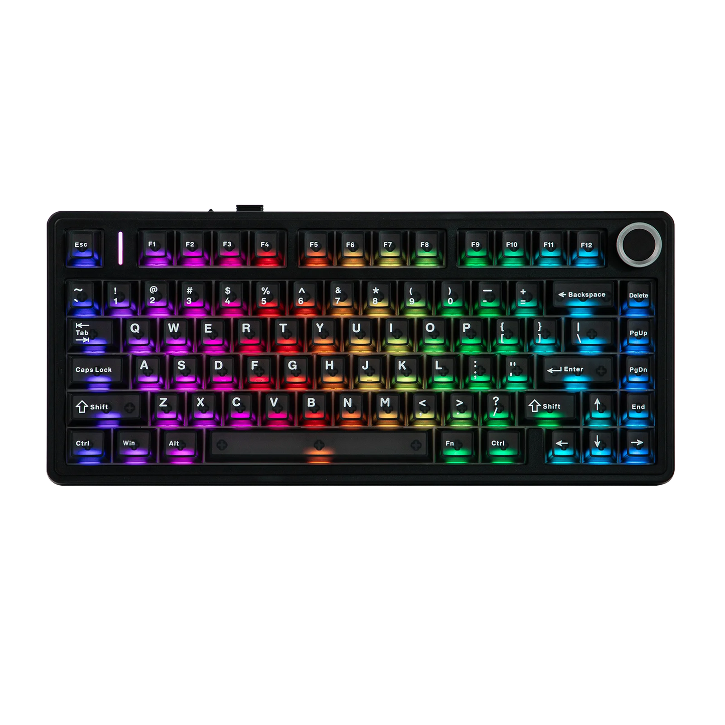 EPOMAKER x AULA F75 Ultra VIA programmierbare mechanische Tastatur, 75 %, ANSI-US-QWERTY-Layout, Gasket-Mount, kabelgebunden/Bluetooth/2.4Ghz kabellos