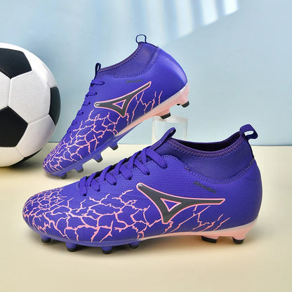 Chaussures de football pour hommes, crampons pour gazon naturel, chaussures de football unisexe, crampons longs « Society Spikes » FG, chaussures de football professionnelles, Chuteira