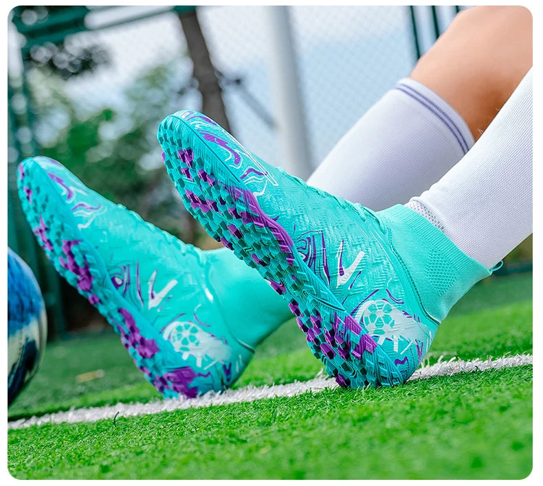 Professionella fotbollsskor för män, halkfria fotbollsskor, unisex, andningsbara, futsal, sport, nya fotbollsskor, dropshipping, ultralätta