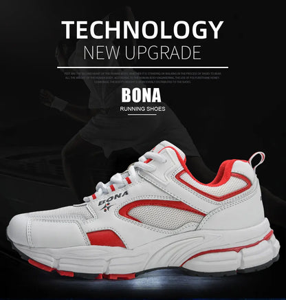 BONA Scarpe da corsa per nuovi designer Scarpe sportive da esterno traspiranti Scarpe da ginnastica leggere da donna Scarpe sportive comode da donna