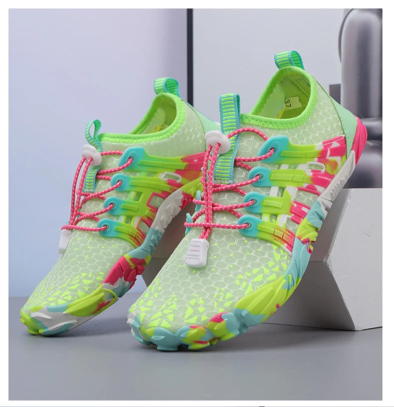 Aqua Shoes Barefoot Beach Shoes Adults Kids Gym Outdoor Training Footwear Unisex Quick-Drying Breathable Sneakers Size 28-46