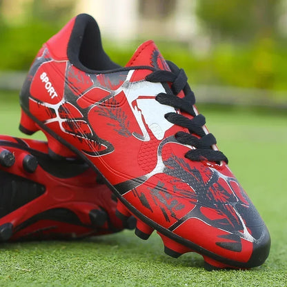 Chaussures de football professionnelles pour hommes et enfants, crampons pour garçons, chaussures de football antidérapantes pour gazon, chaussures d'entraînement ultralégères pour adultes, livraison directe