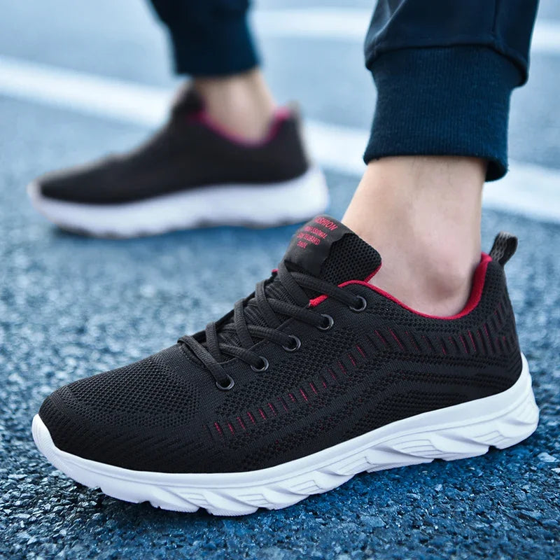 Running Shoes Men Sneakers Fashion Lightweight Trainers Breathable Walking Shoes Comfortable Athletic Sport Shoes for Men