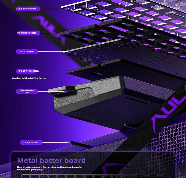 AULA WIN60 HE kabelgebundene Magnetachsen-Tastatur RT Custom mechanische Tastatur für E-Sports-Games mit 8K Polling-Rate