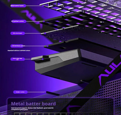 AULA WIN60 HE kabelgebundene Magnetachsen-Tastatur RT Custom mechanische Tastatur für E-Sports-Games mit 8K Polling-Rate