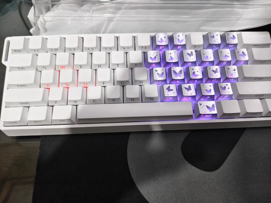 AULA WIN60 HE Magnetic Keyboard 21 Keys Butterfly Keycaps Wired 8K Return RGB Hotswap Customized E-sports Gaming Keyboard