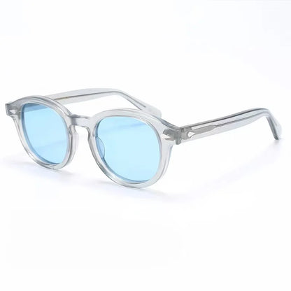 Lunettes de soleil polarisées Johnny Depp LEMTOSH Premium tendance pour homme et femme, montures vintage en acétate, carrées, pour homme et couple