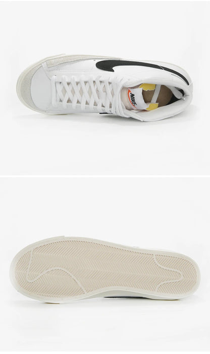 Oryginalne, autentyczne męskie i damskie wygodne trampki Nike BLAZER MID '77 BQ6806-100
