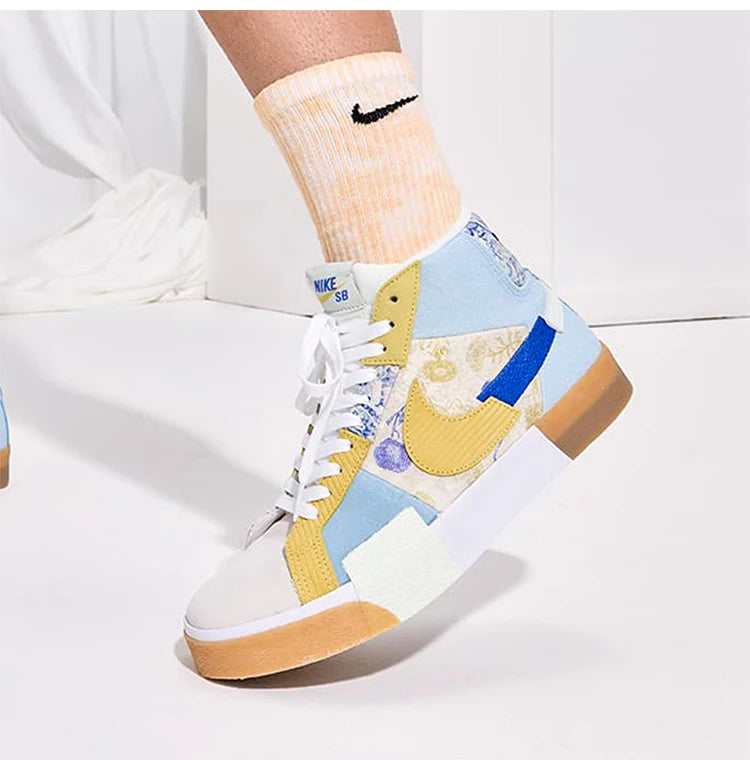 Chaussures de skate unisexes montantes Nike Official Authentic SB ZOOM BLAZER DM0859-400