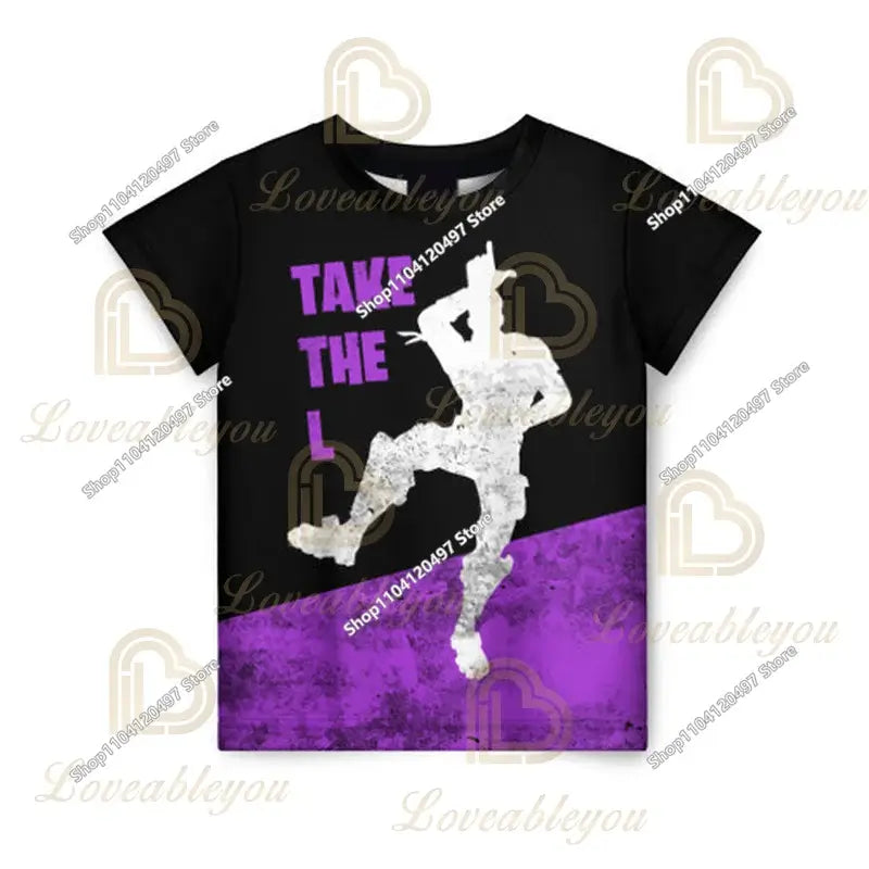 Fortnite T Shirt for Kids Banana Peely T-shirt Men's Women's Tshirt Battle Royale Game T Shirt Harajuku Summer Tops