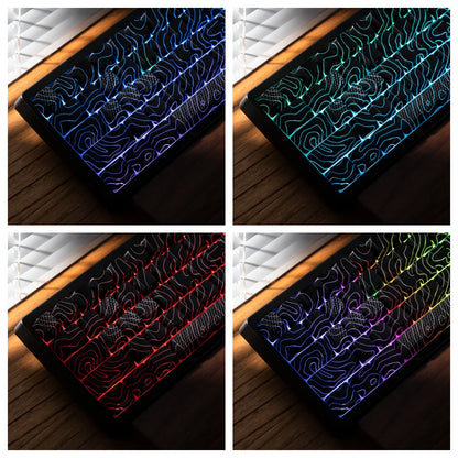 XVX M67 JadeStone mechanische Tastatur mit IMD-Tech-Tastenkappen, Hot-Swap-fähig, Gasket-Mount, Tri-Mode, individuell anpassbares RGB, kabellose Tastatur 65%