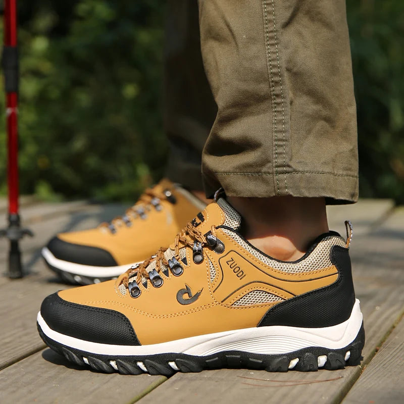 Zapatos de piel para hombre, calzado casual para hombre, zapatillas de primavera, otoño e invierno, calzado masculino tipo tenis, ligero para caminar