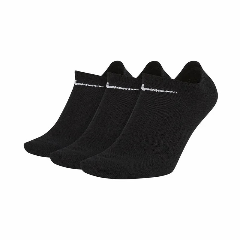 Nike Logo Athletic High-Top Socks Training Mid-Calf Socks Unisex Style Combo Pack White SX7676-100